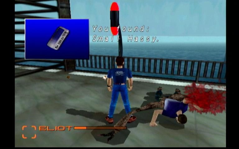 Blue Stinger screenshot 5 for Sega Dreamcast
